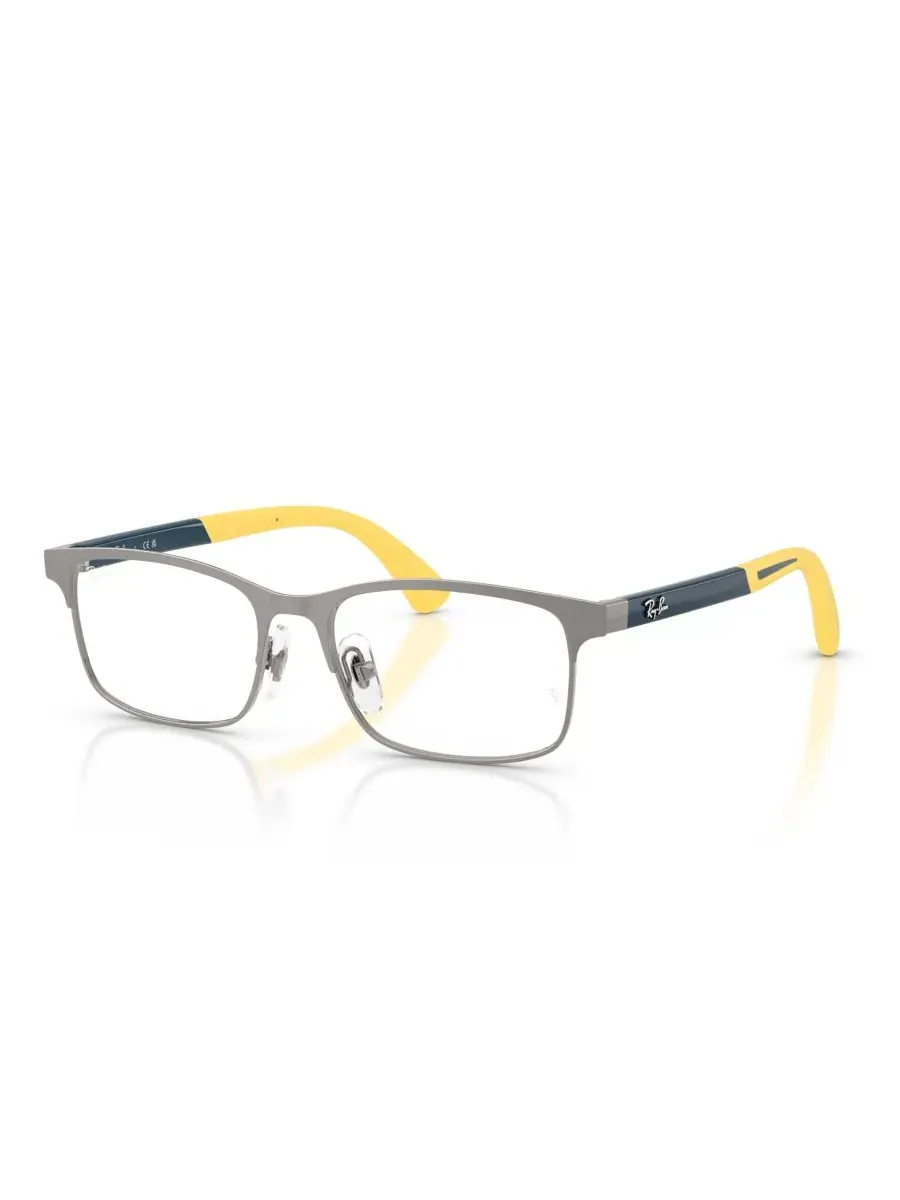 Детские прямоугольные очки, RB1061 Ray-Ban, Matte Gunmetal On Gunmetal