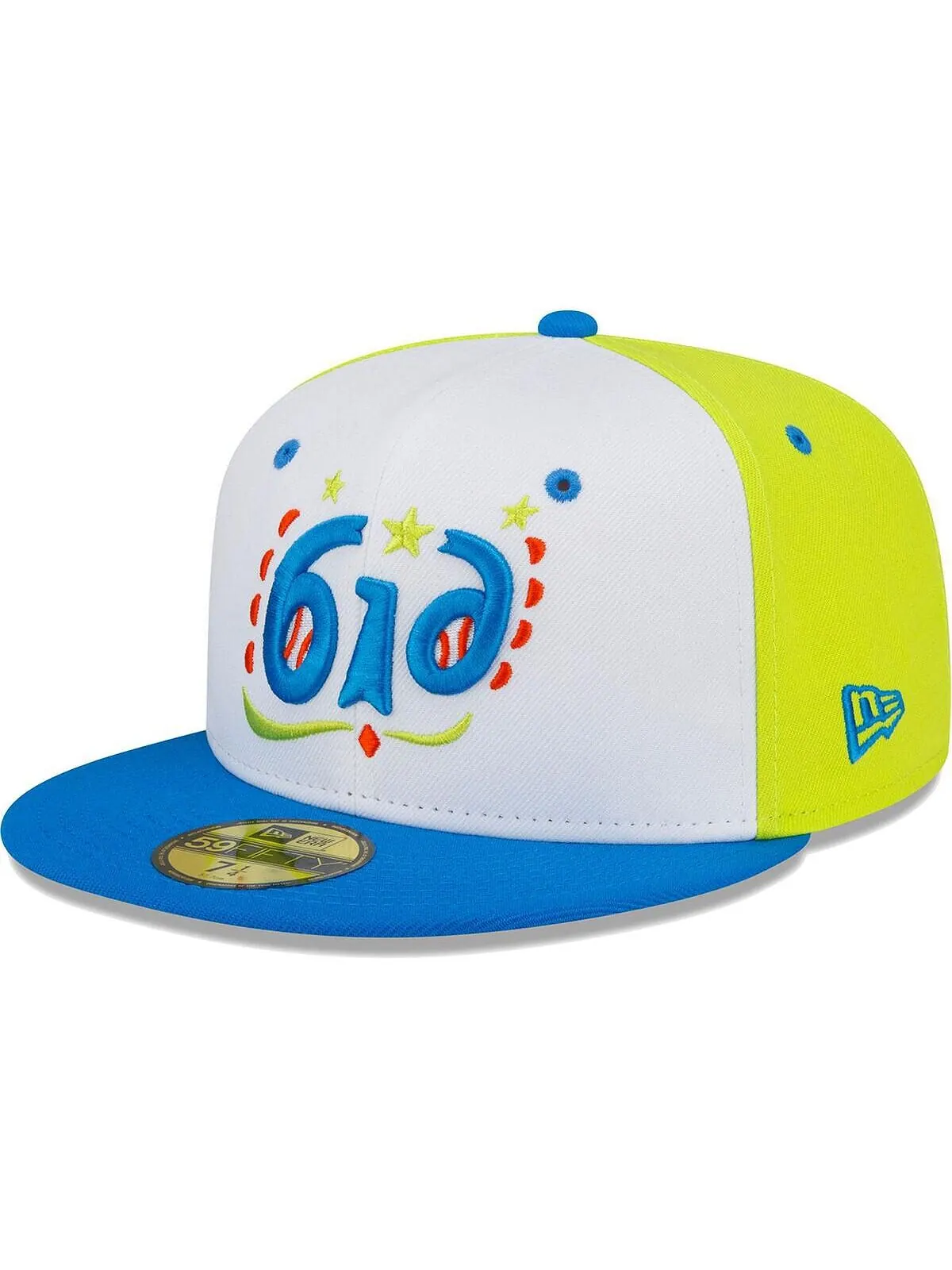 Мужская белая шляпа приталенного цвета West Michigan Whitecaps Copa De La Diversion 59FIFTY New Era — изображение 2 из 5