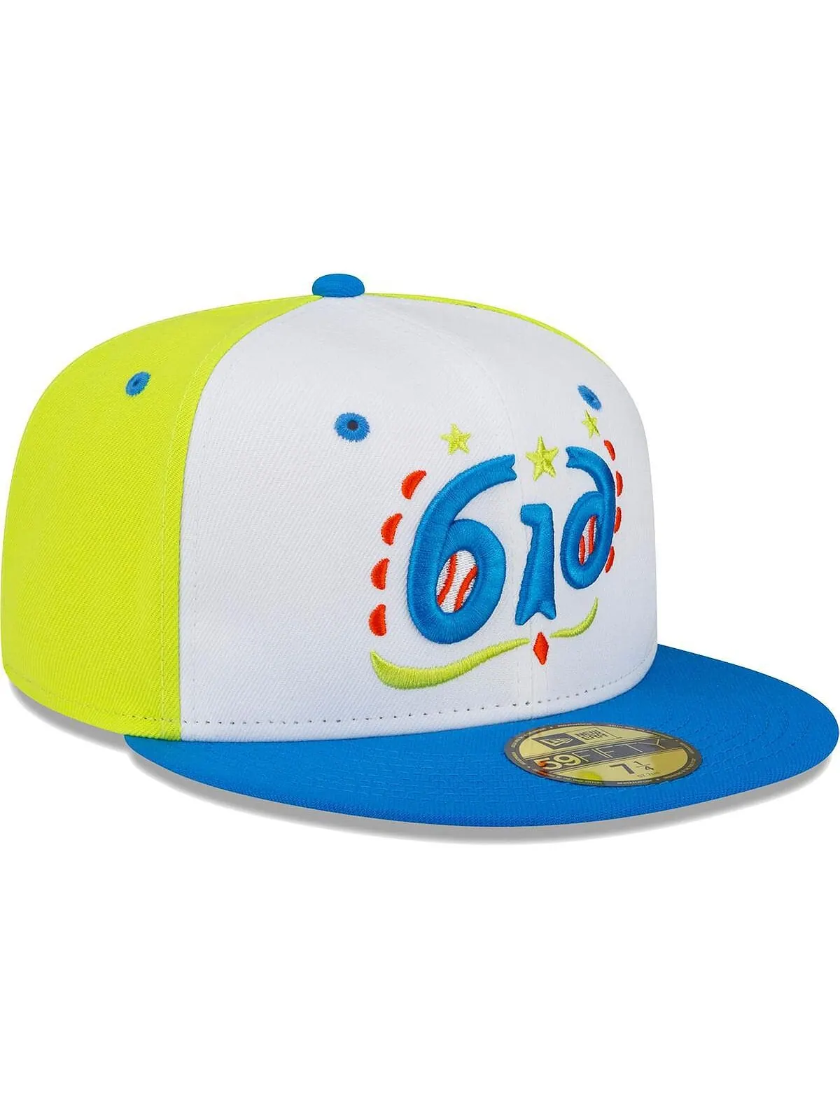 Мужская белая шляпа приталенного цвета West Michigan Whitecaps Copa De La Diversion 59FIFTY New Era — изображение 4 из 5