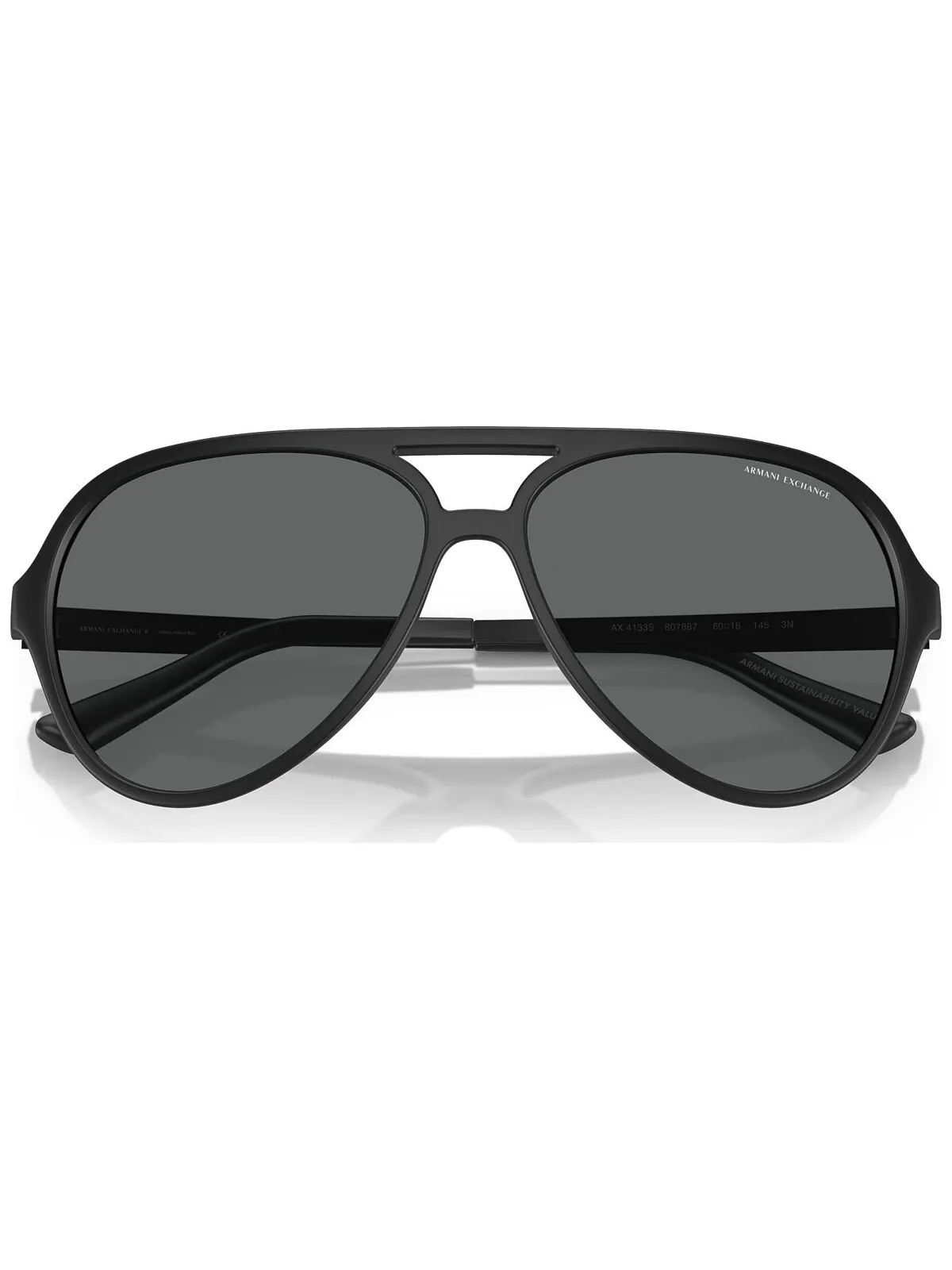 Мужские солнцезащитные очки, AX4133S60-X 60 Armani Exchange — изображение 4 из 6, черный