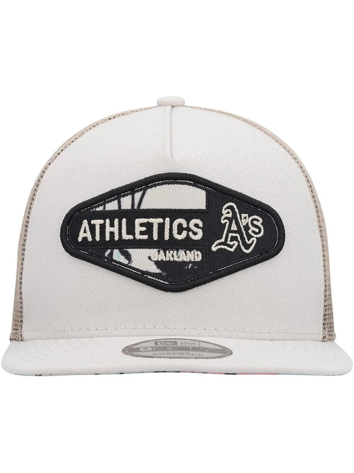Мужская кепка Snapback в стиле ретро Oakland Athletics в стиле ретро с А-образной рамкой Trucker — изображение 3 из 3