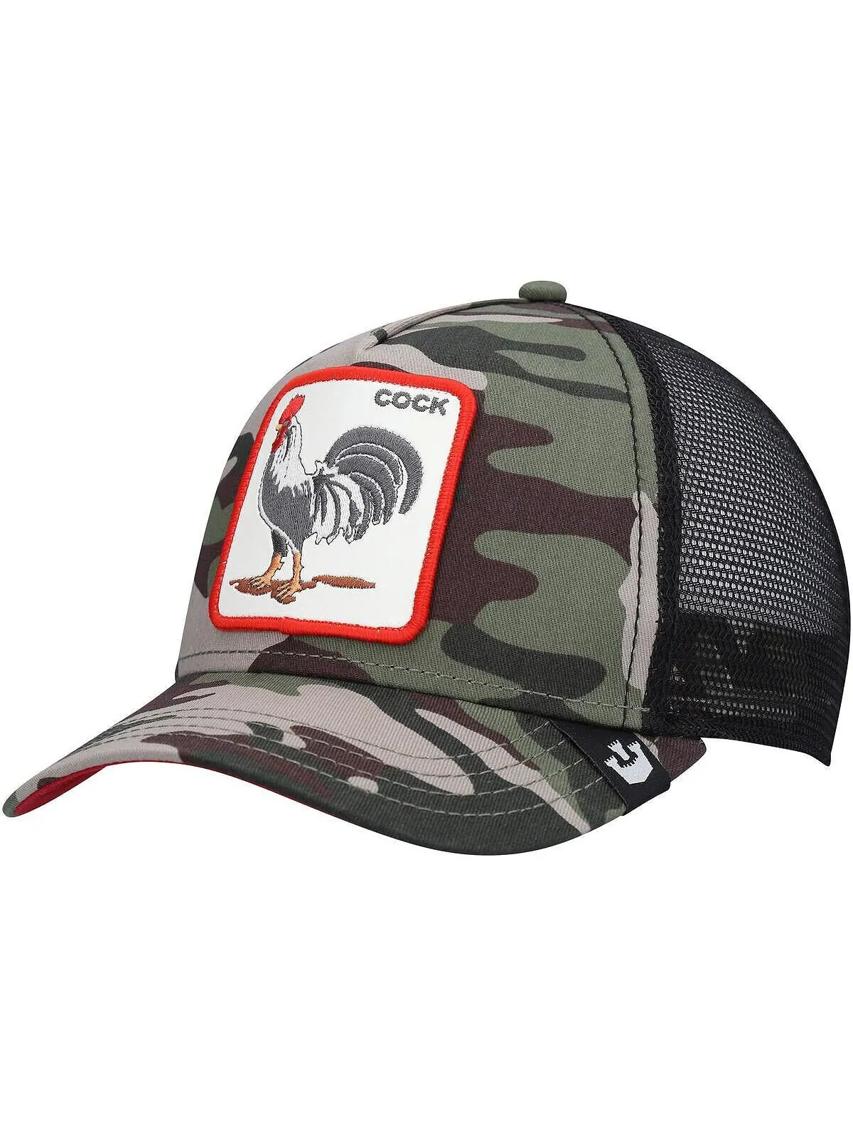 Мужская камуфляжная регулируемая шапка The Rooster Trucker Goorin Bros.
