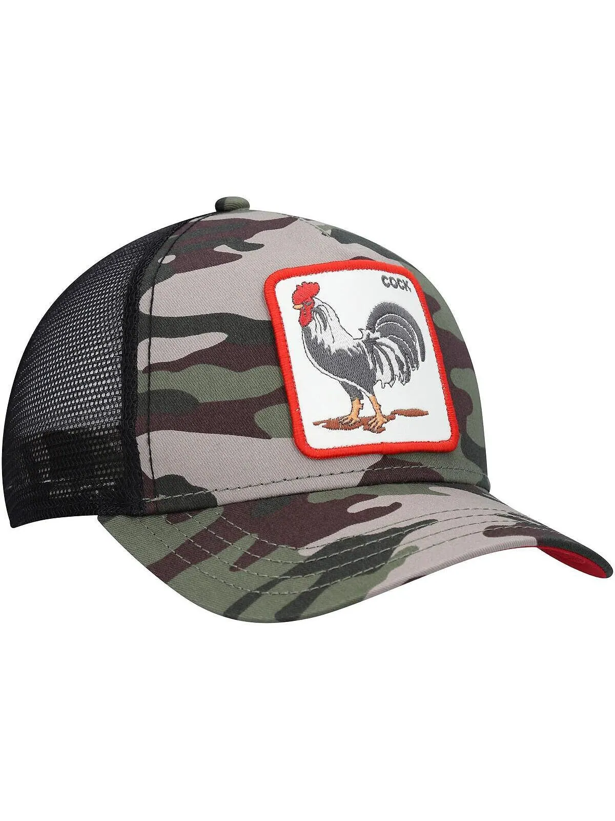 Мужская камуфляжная регулируемая шапка The Rooster Trucker Goorin Bros. — изображение 3 из 5