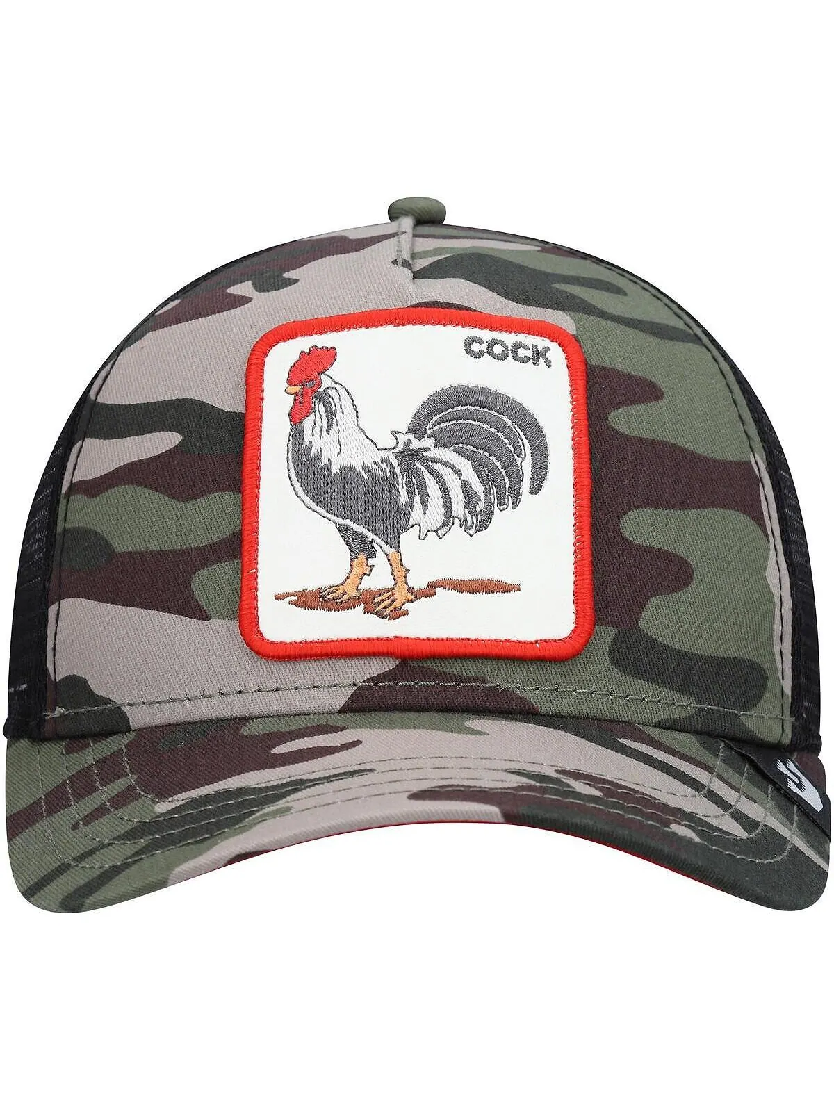 Мужская камуфляжная регулируемая шапка The Rooster Trucker Goorin Bros. — изображение 4 из 5