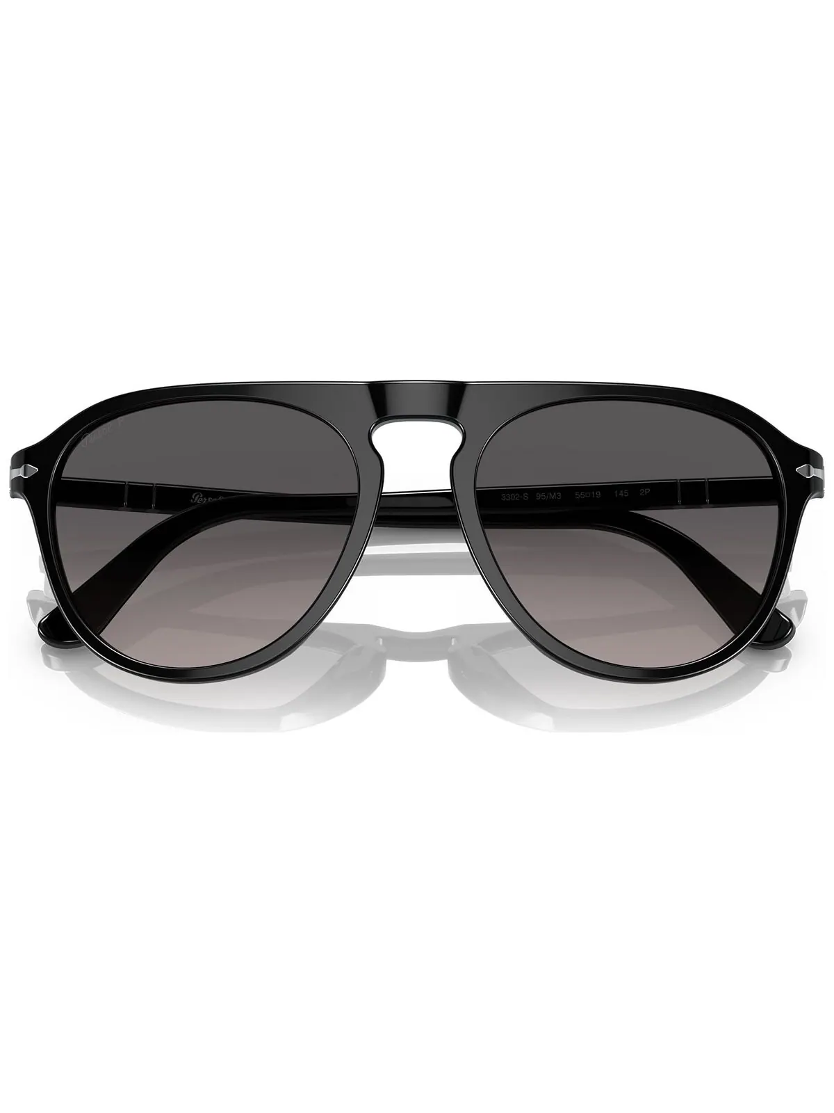 Поляризованные солнцезащитные очки унисекс, 0PO3302S95M355W Persol — изображение 3 из 6, черный