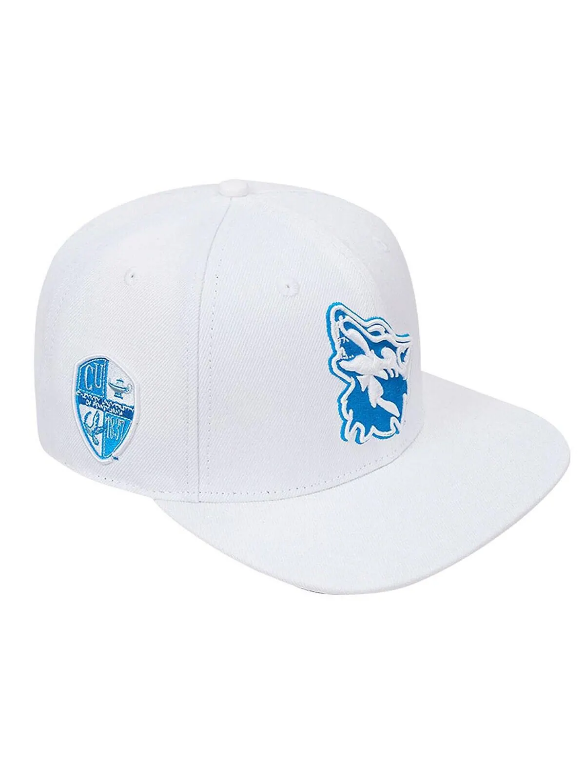 Мужская белая шерстяная шляпа-талисман Cheyney Wolves Evergreen Snapback Pro Standard