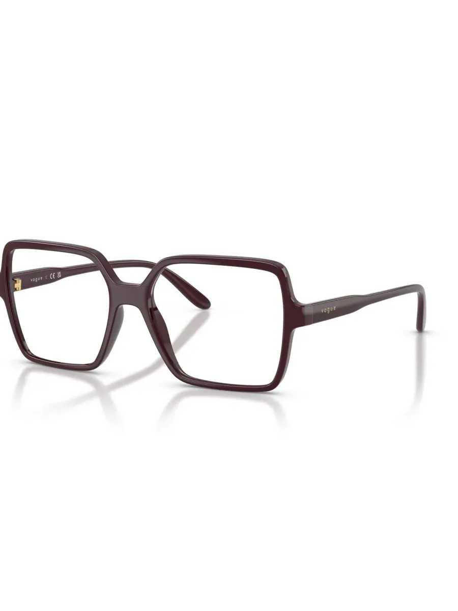 Женские квадратные очки, VO5702 Vogue Eyewear, Full Bordeaux