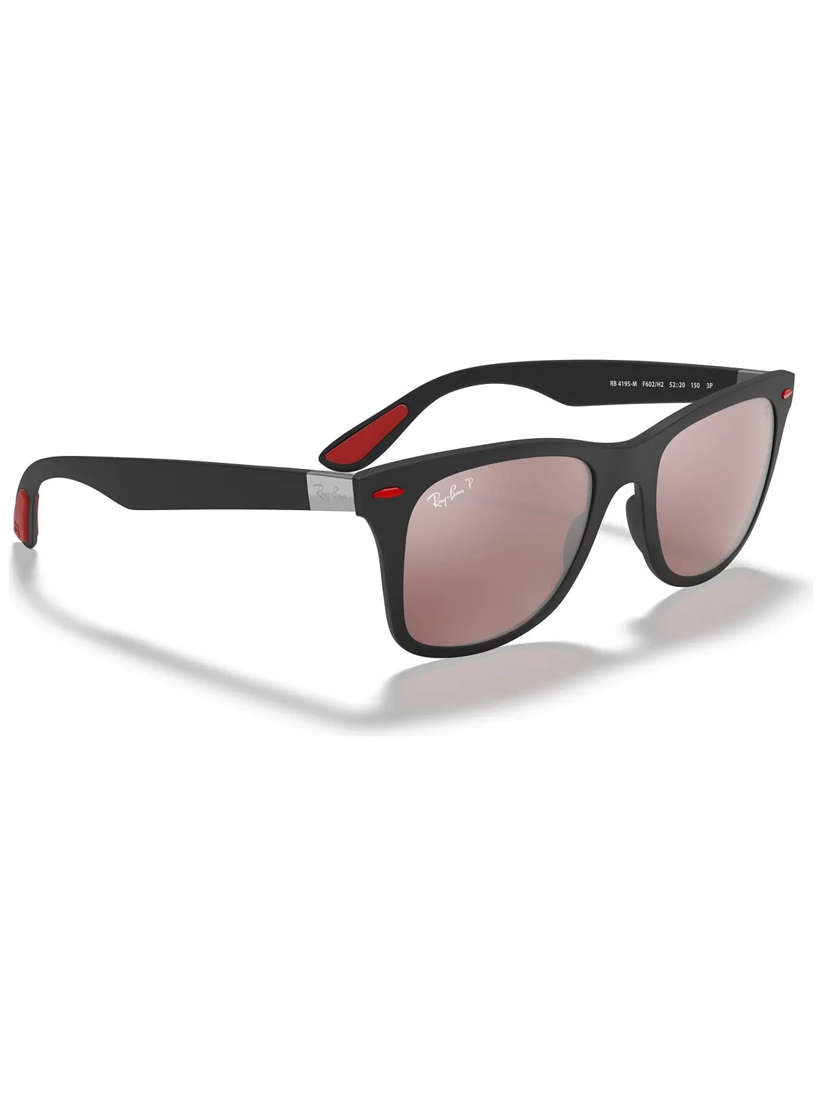 Мужские поляризованные солнцезащитные очки, RB4195M Scuderia Ferrari Collection 52 Ray-Ban — изображение 3 из 8, черный