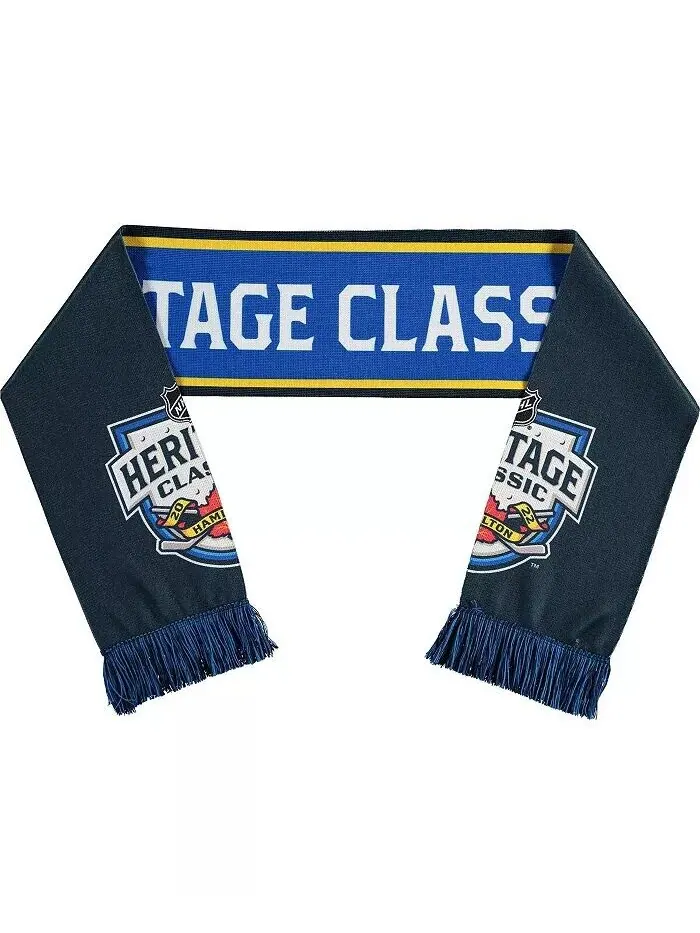 Мужской и женский темно-синий классический шарф Heritage NHL 2022 для мероприятий Ruffneck Scarves — изображение 1 из 4