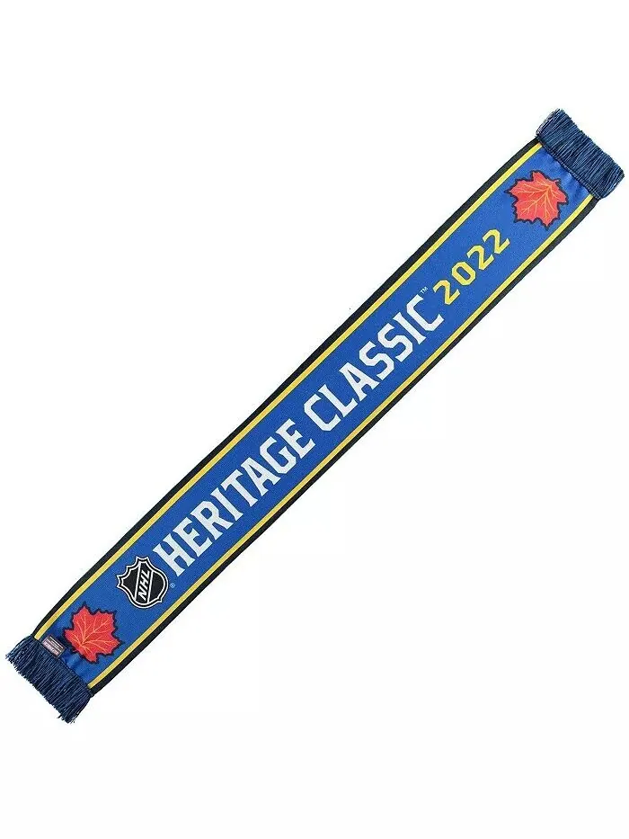 Мужской и женский темно-синий классический шарф Heritage NHL 2022 для мероприятий Ruffneck Scarves — изображение 4 из 4