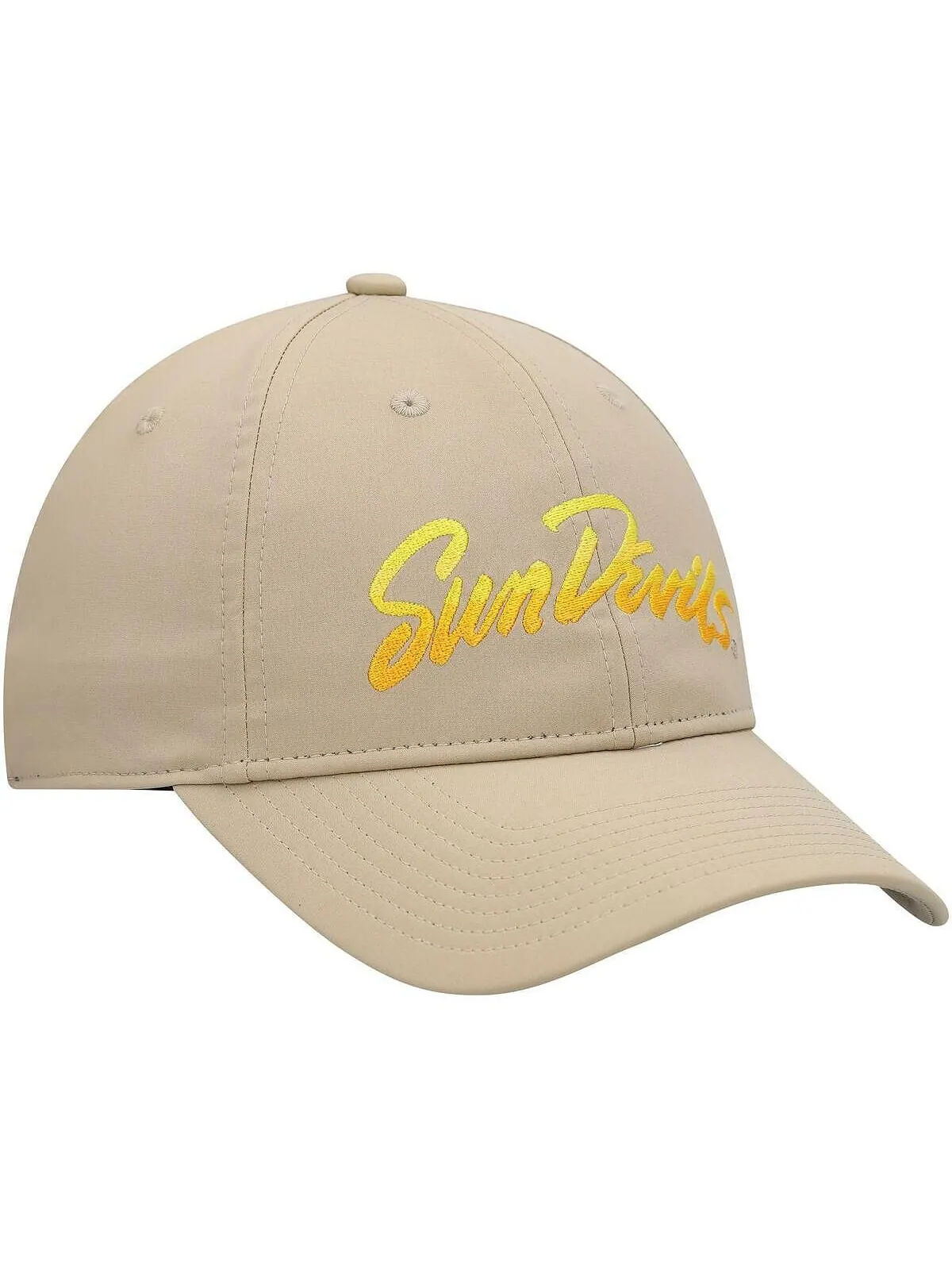 Мужская регулируемая шляпа цвета хаки Arizona State Sun Devils Rising Devils с напуском adidas — изображение 3 из 4