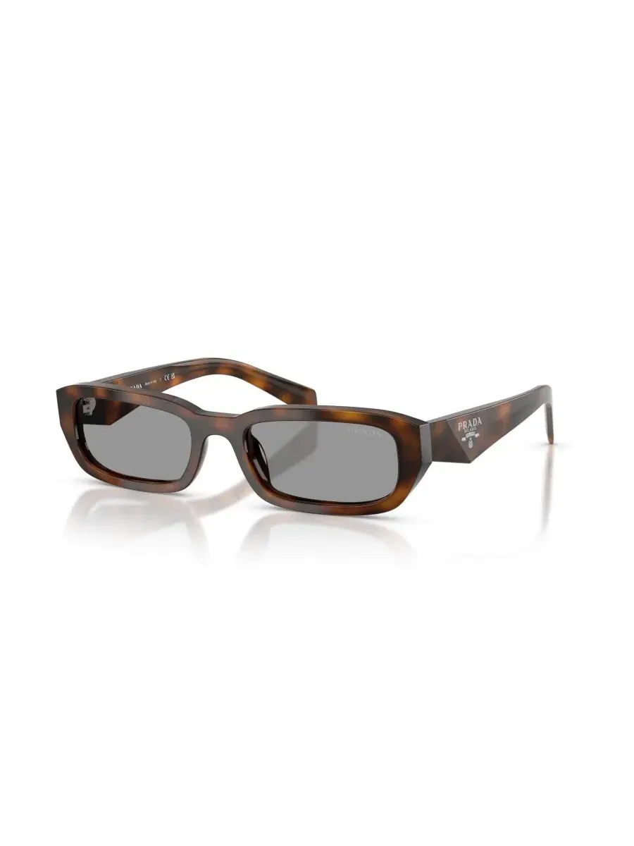 Женские прямоугольные солнцезащитные очки, PR B06S PRADA, Juniper Tortoise