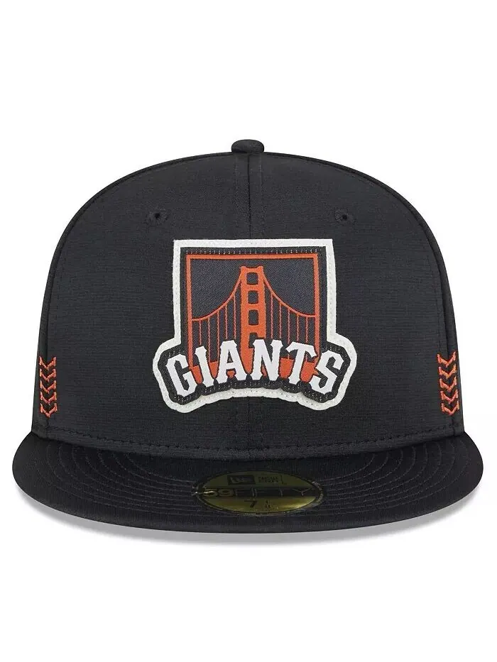 Мужская черная бейсболка San Francisco Giants 2024 Clubhouse 59FIFTY Fitted New Era — изображение 2 из 5