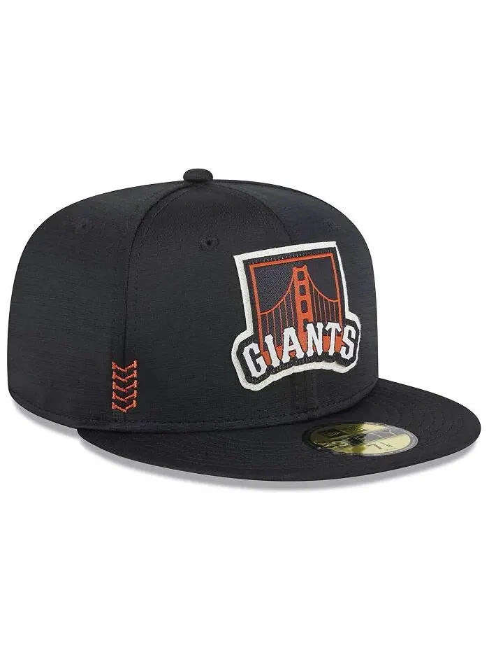 Мужская черная бейсболка San Francisco Giants 2024 Clubhouse 59FIFTY Fitted New Era — изображение 4 из 5