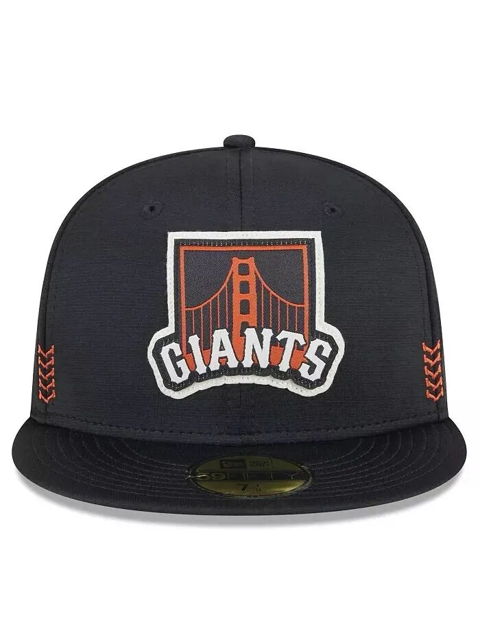 Мужская черная бейсболка San Francisco Giants 2024 Clubhouse 59FIFTY Fitted New Era — изображение 5 из 5
