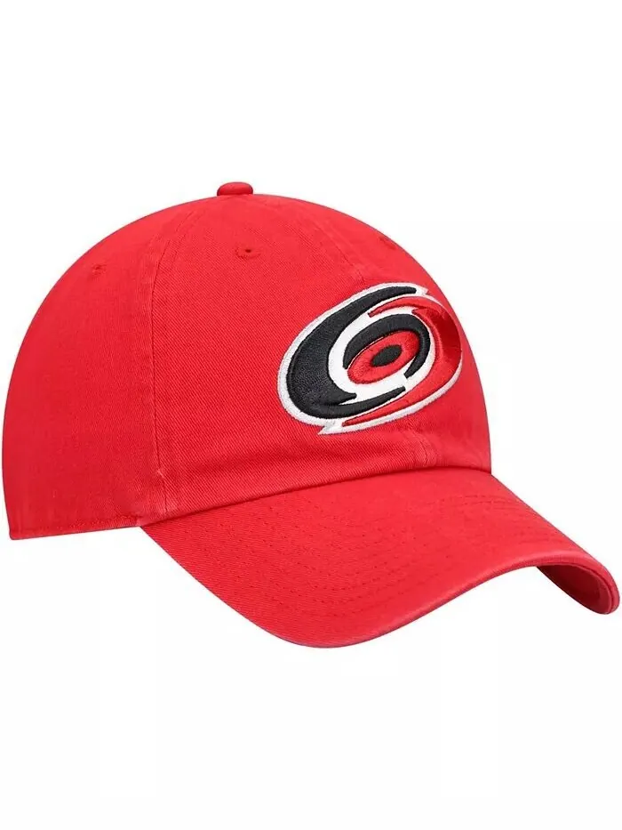 Мужская регулируемая шапка Red Carolina Hurricanes Team Clean Up '47 Brand — изображение 4 из 5