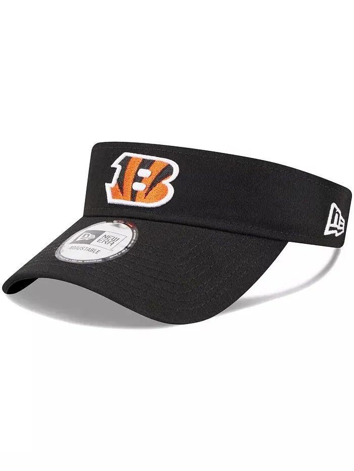 Мужской черный Cincinnati Bengals Основной регулируемый козырек New Era — изображение 1 из 5