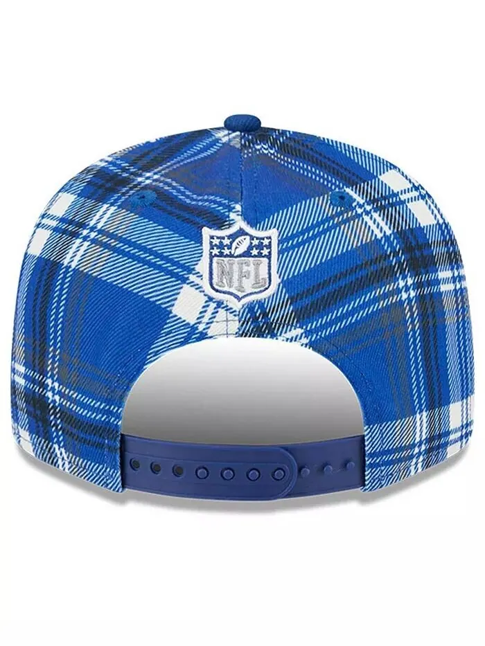 Мужская бейсболка-кепка Royal Indianapolis Colts 2024 Sideline Statement 9FIFTY Snapback New Era — изображение 2 из 4