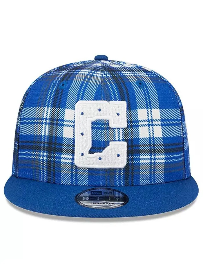 Мужская бейсболка-кепка Royal Indianapolis Colts 2024 Sideline Statement 9FIFTY Snapback New Era — изображение 3 из 4
