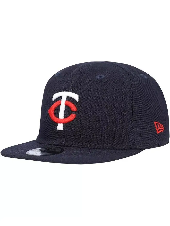 Младенцы мальчики и девочки Navy Minnesota Twins Моя первая регулируемая шапка 9FIFTY New Era