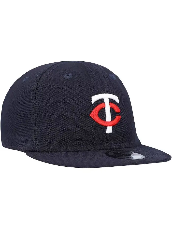 Младенцы мальчики и девочки Navy Minnesota Twins Моя первая регулируемая шапка 9FIFTY New Era — изображение 2 из 4