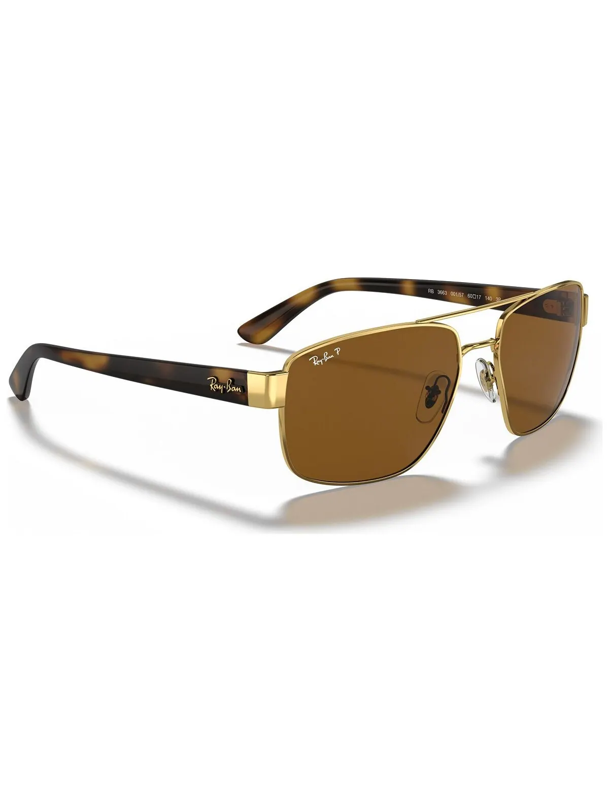 Поляризованные солнцезащитные очки, RB366360-P Ray-Ban — изображение 3 из 7, коричневый