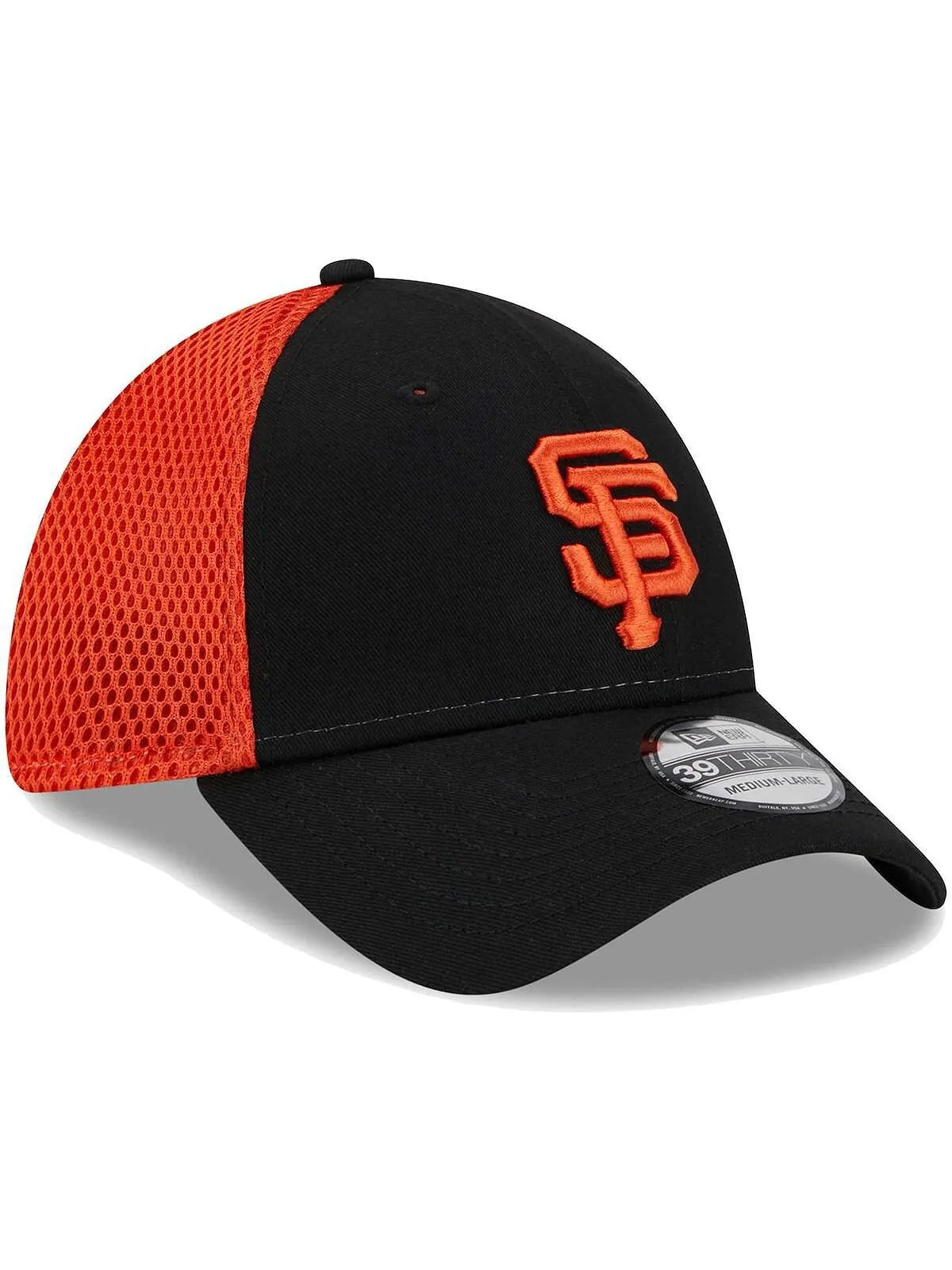 Черная мужская гибкая кепка San Francisco Giants Team Neo 39THIRTY New Era — изображение 3 из 4, черный
