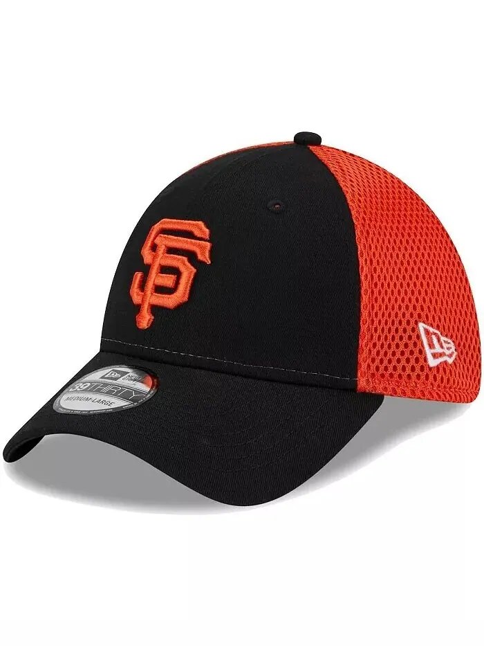 Черная мужская гибкая кепка San Francisco Giants Team Neo 39THIRTY New Era — изображение 1 из 4