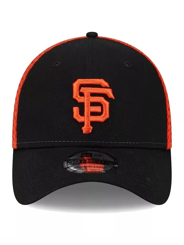 Черная мужская гибкая кепка San Francisco Giants Team Neo 39THIRTY New Era — изображение 2 из 4