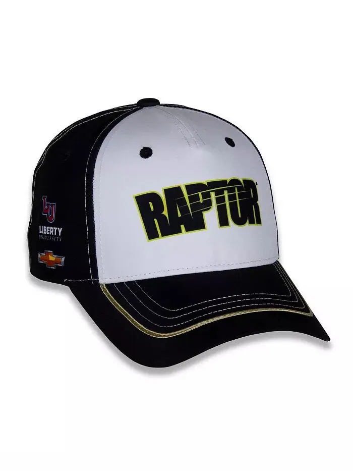 Мужская белая/черная регулируемая кепка William Byron Raptor Uniform Hendrick Motorsports Team — изображение 4 из 5