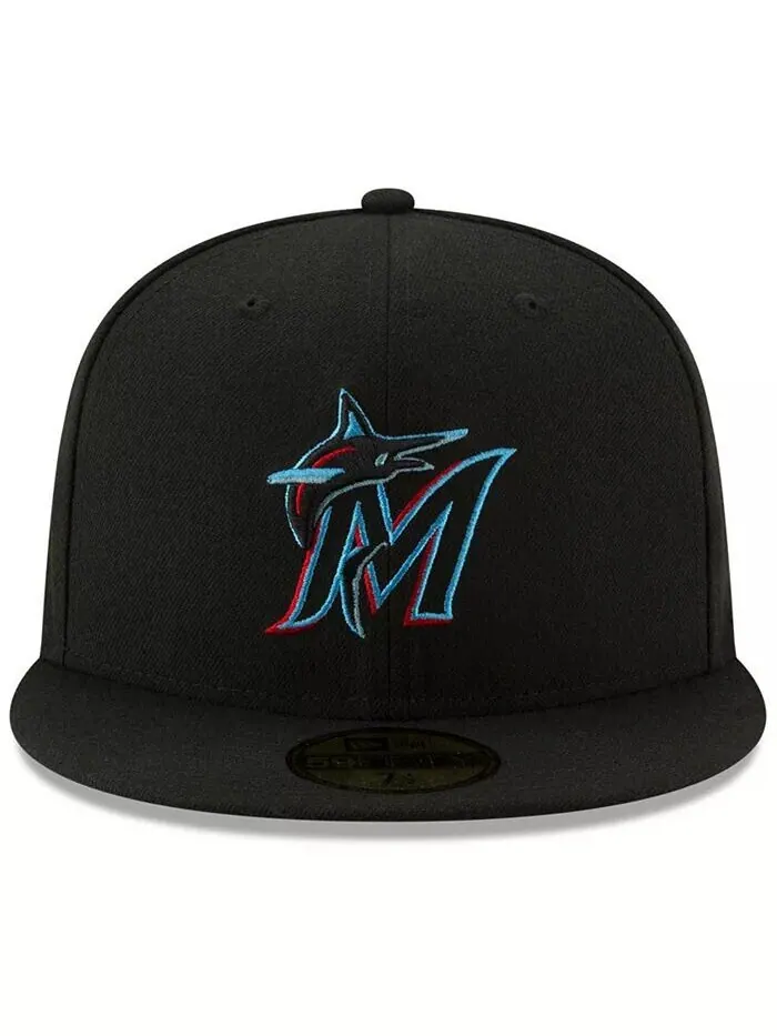 Кепка приталенного кроя Miami Marlins Authentic Collection 59FIFTY New Era — изображение 2 из 4