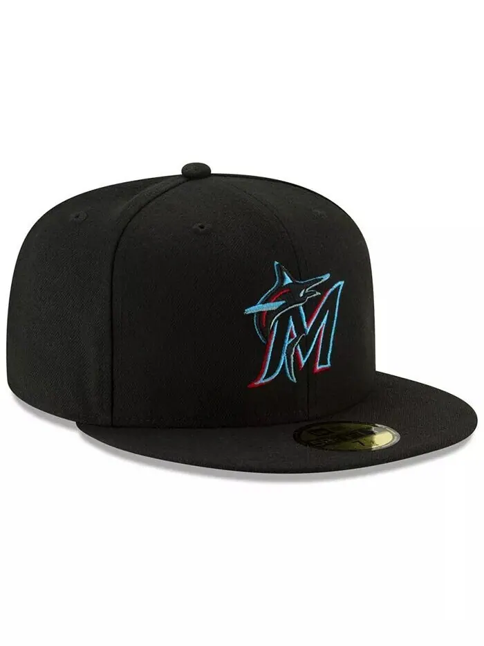 Кепка приталенного кроя Miami Marlins Authentic Collection 59FIFTY New Era — изображение 3 из 4