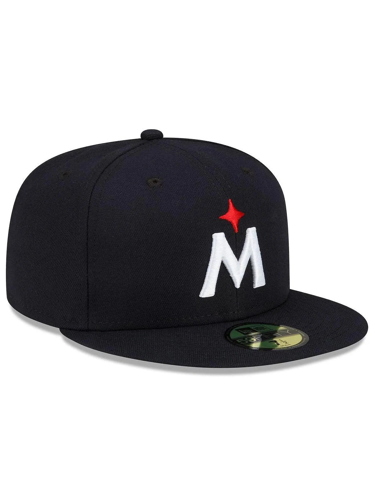Мужская темно-синяя приталенная шляпа Minnesota Twins 2023 Authentic Collection Road 59FIFTY New Era — изображение 3 из 4