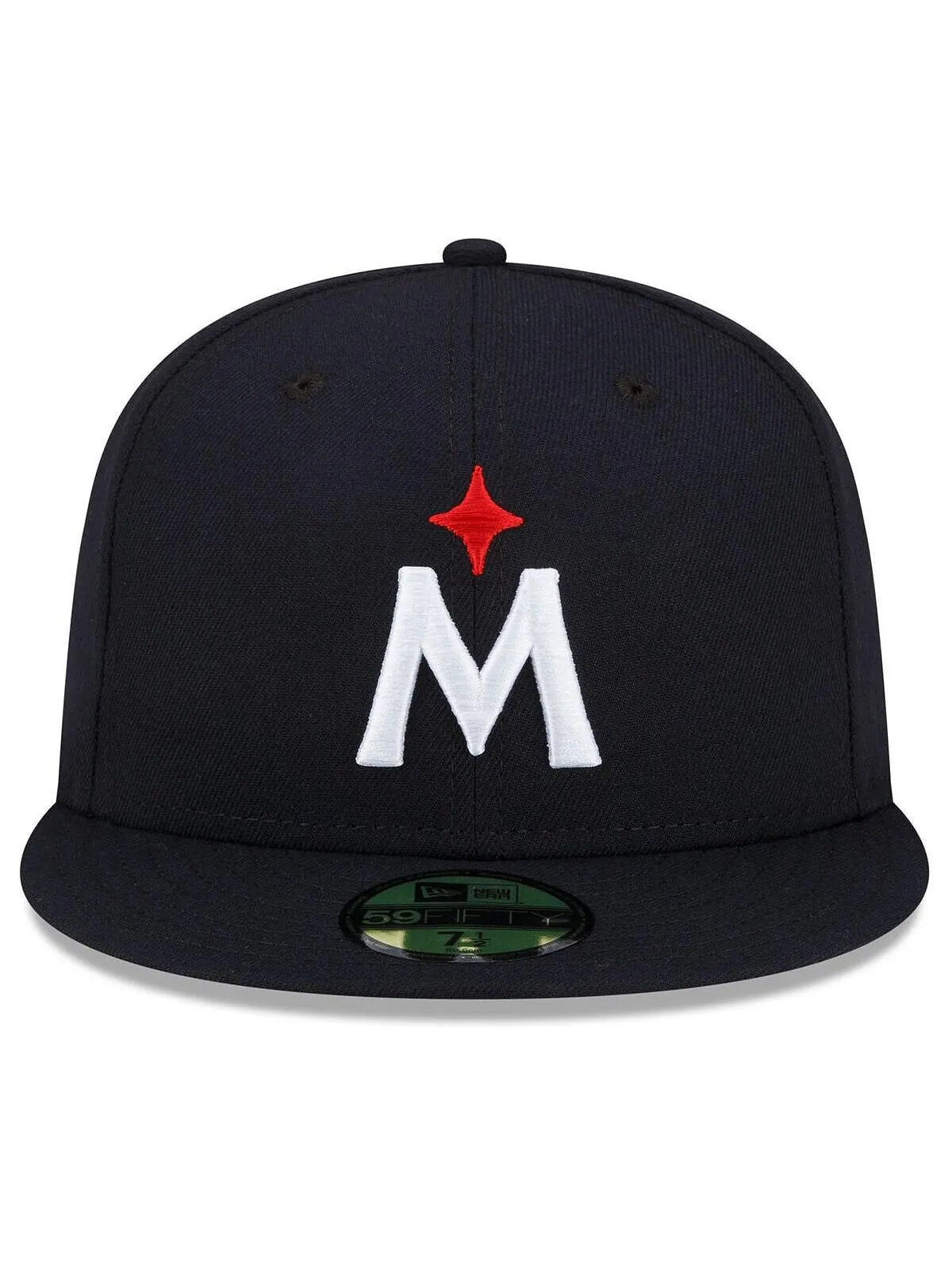 Мужская темно-синяя приталенная шляпа Minnesota Twins 2023 Authentic Collection Road 59FIFTY New Era — изображение 4 из 4