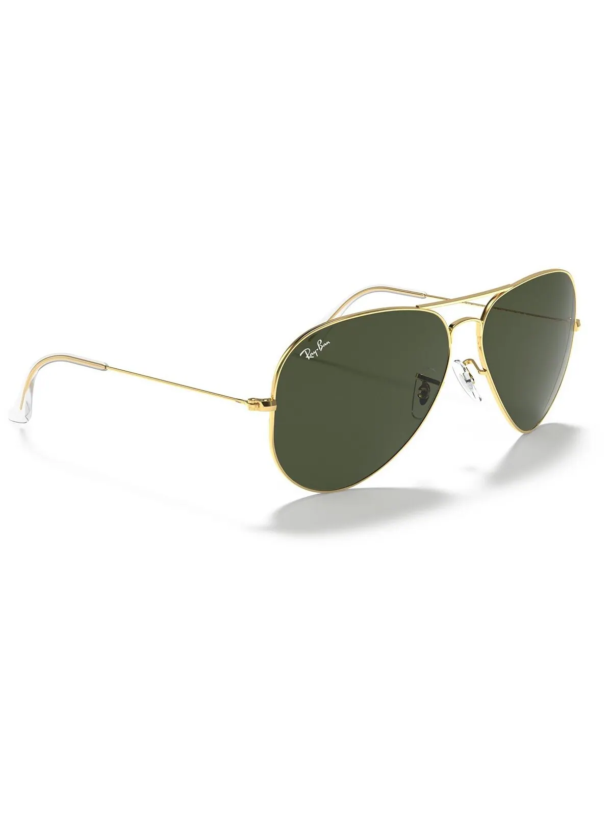 Солнцезащитные очки, RB3026 AVIATOR LARGE Ray-Ban — изображение 3 из 9, золотистый/зеленый