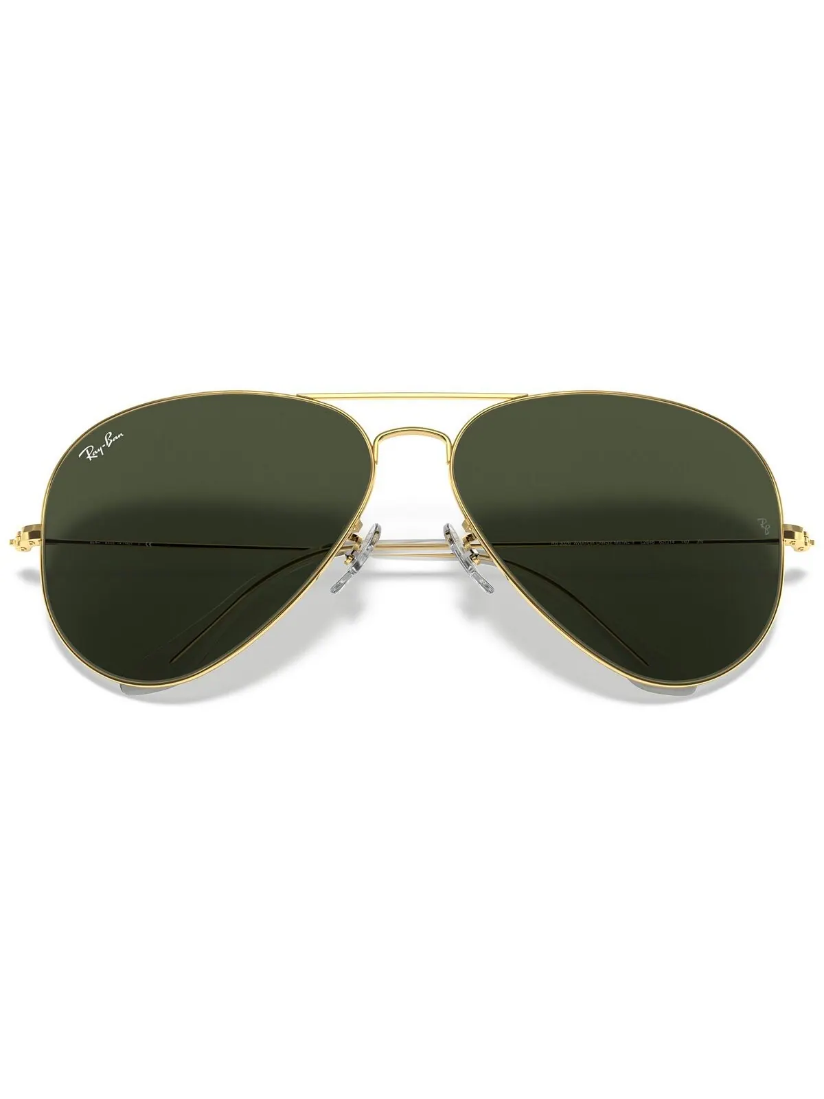 Солнцезащитные очки, RB3026 AVIATOR LARGE Ray-Ban — изображение 5 из 9, золотистый/зеленый