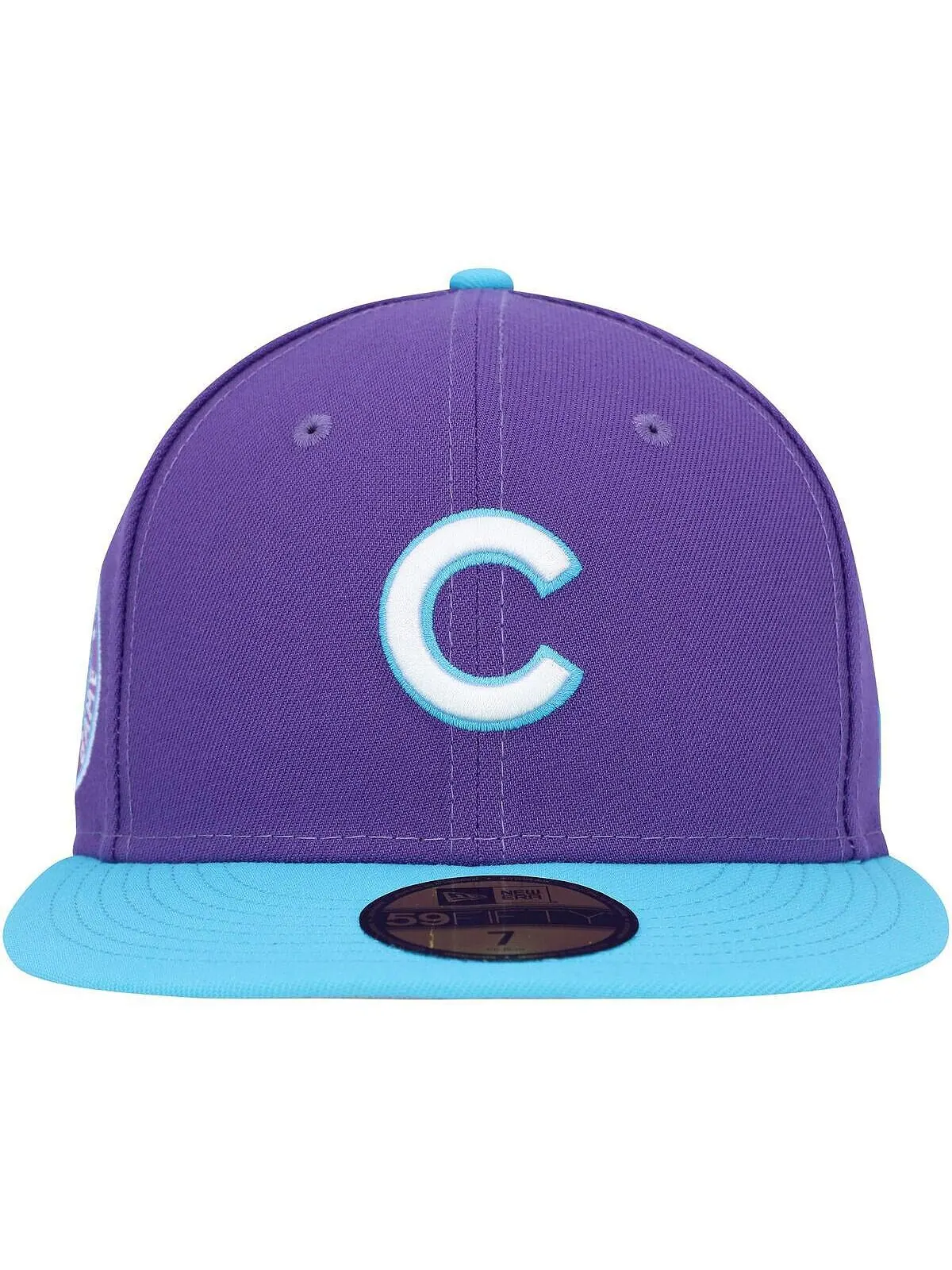 Мужская фиолетовая приталенная кепка Chicago Cubs Vice 59FIFTY New Era — изображение 2 из 4, фиолетовый