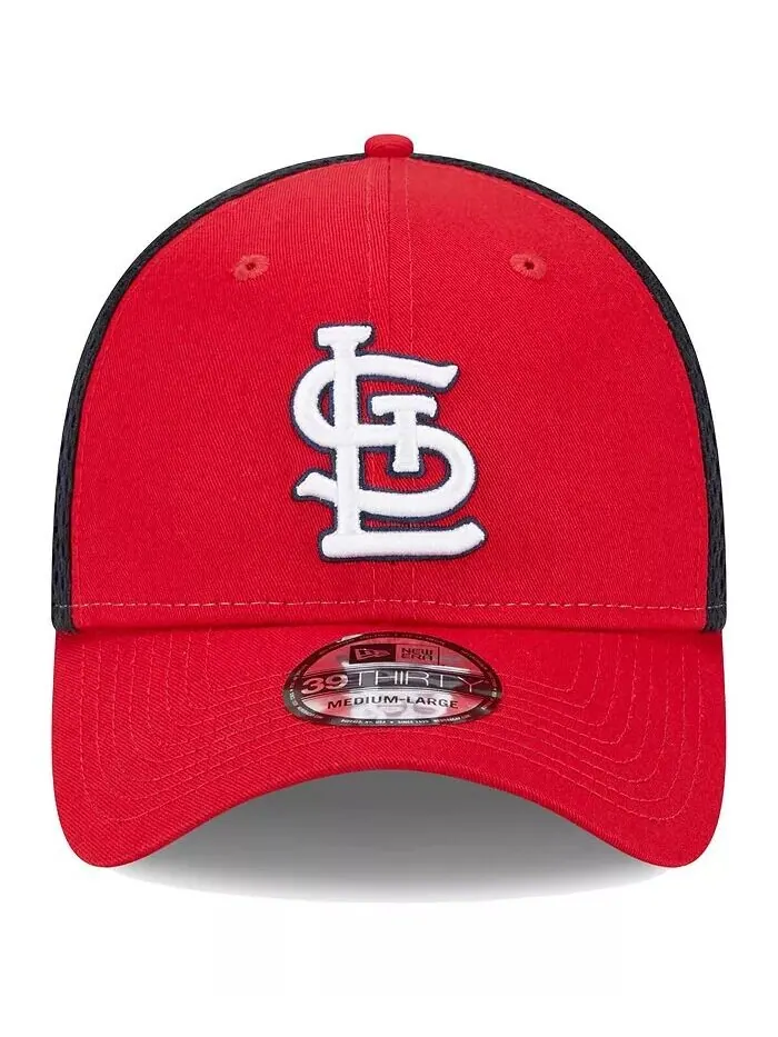 Мужская красная кепка St. Louis Cardinals Team Neo 39THIRTY Flex New Era — изображение 2 из 4