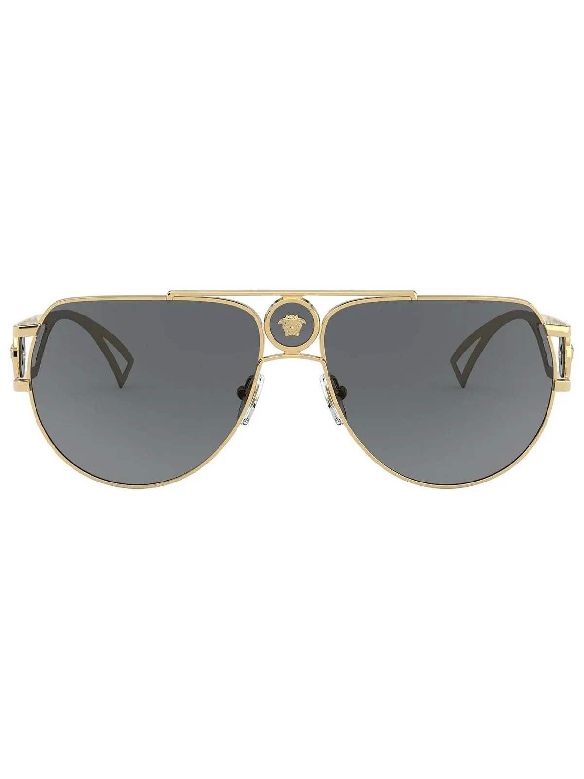 Мужские солнцезащитные очки, 0VE2225 60 Versace — изображение 2 из 6, золотистый/серый