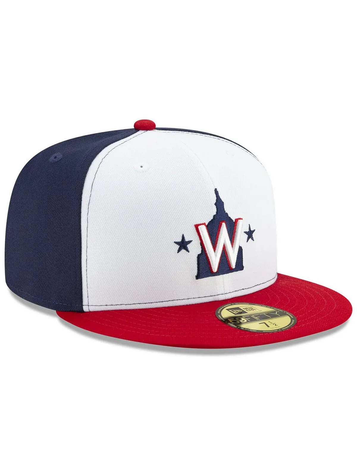 Кепка приталенного кроя Washington Nationals Authentic Collection 59FIFTY New Era — изображение 3 из 4