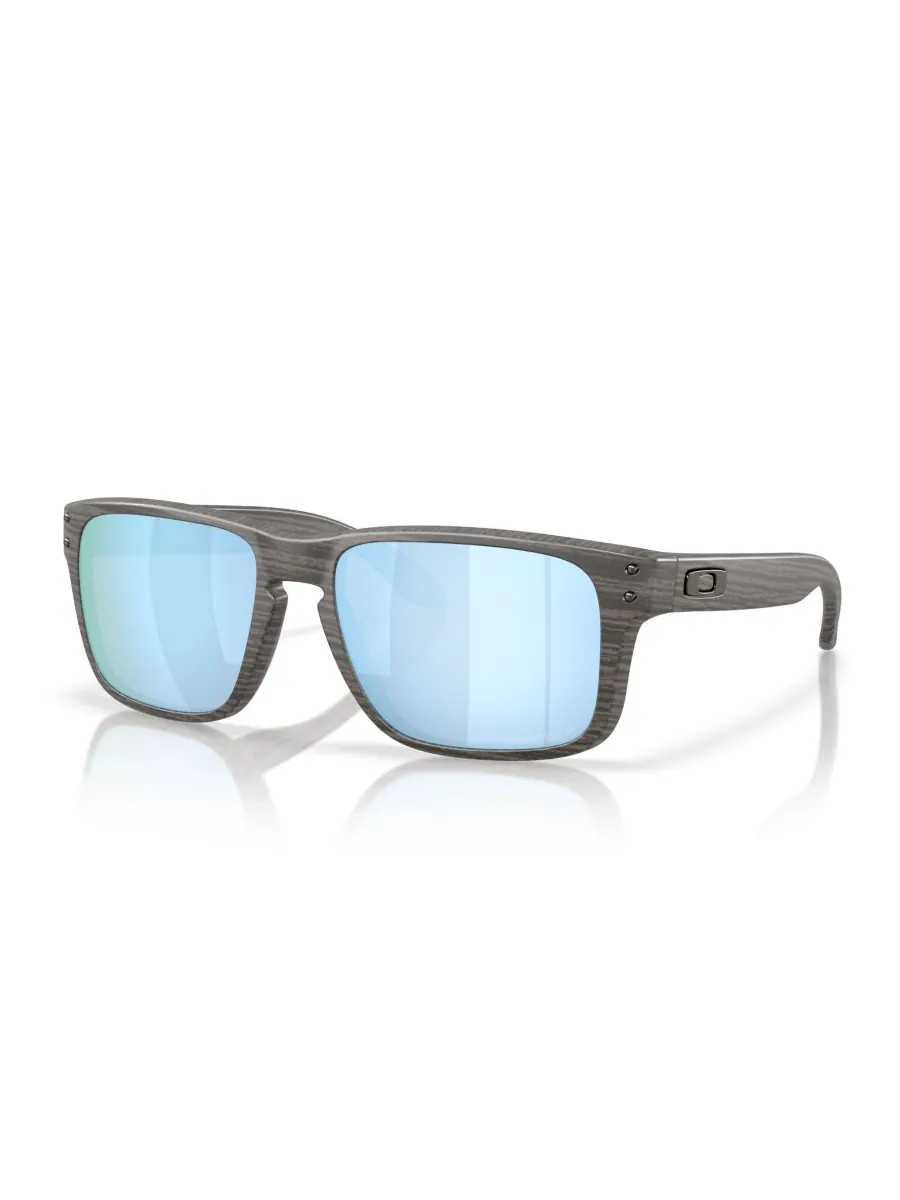 Мужские поляризованные солнцезащитные очки Holbrook, OO9509 Oakley, Woodgrain