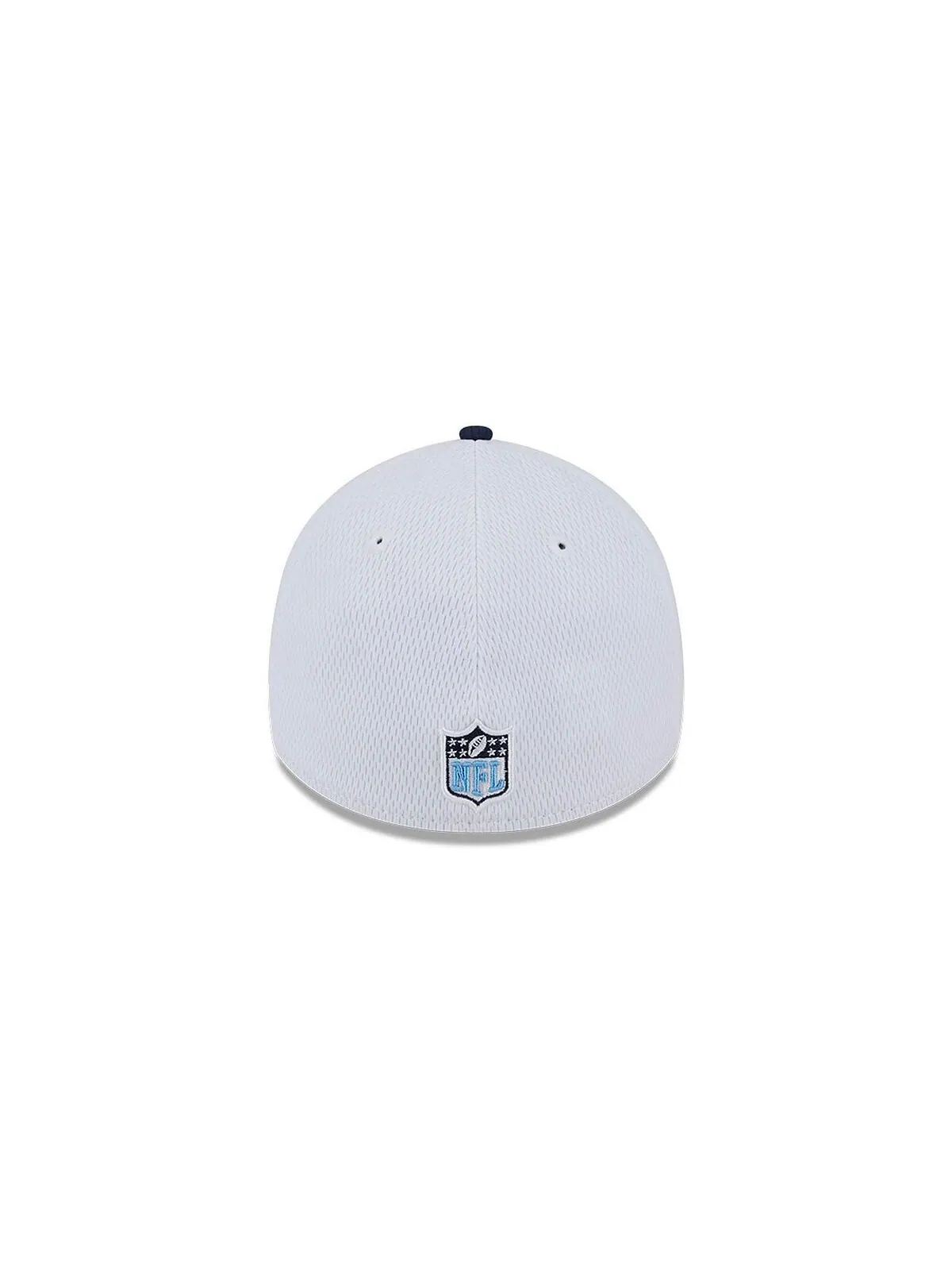 Мужская белая, темно-синяя кепка Tennessee Titans 2023 NFL Sideline 39THIRTY Flex Hat New Era — изображение 5 из 5