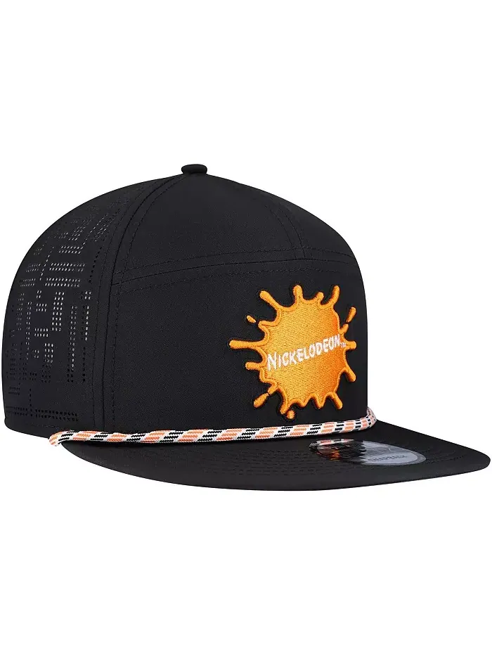 Мужская регулируемая кепка 9FIFTY Rope Trucker от Nickelodeon в черном цвете New Era — изображение 3 из 4