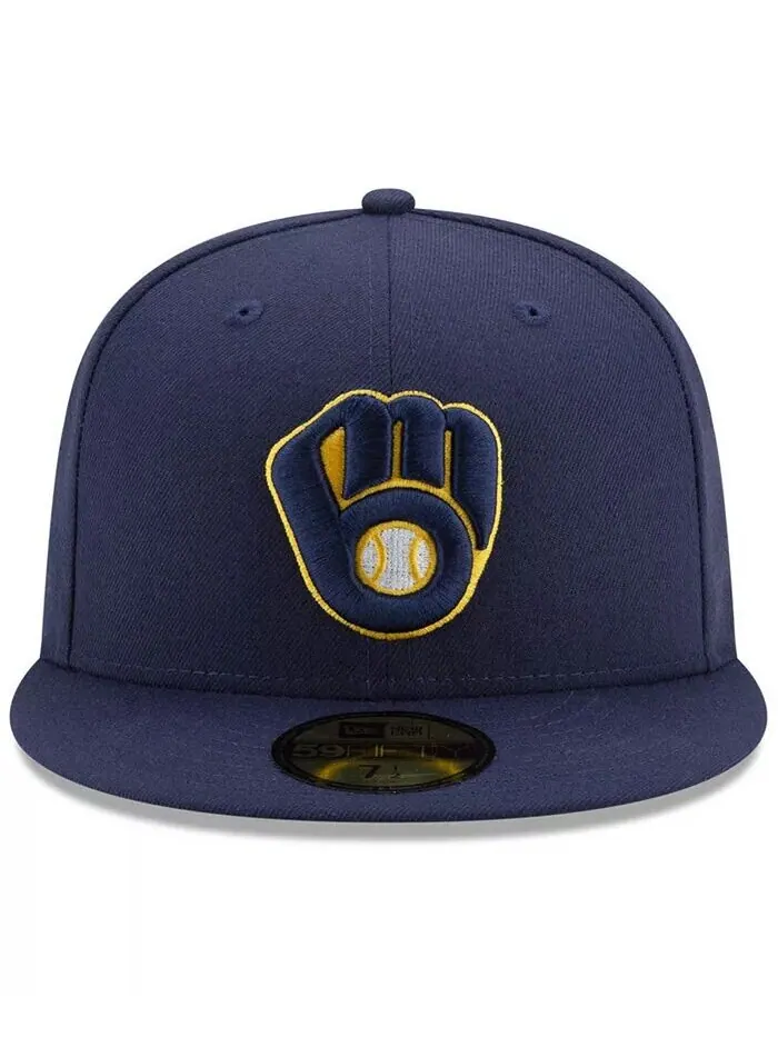 Кепка приталенного кроя Milwaukee Brewers Authentic Collection 59FIFTY New Era — изображение 2 из 4