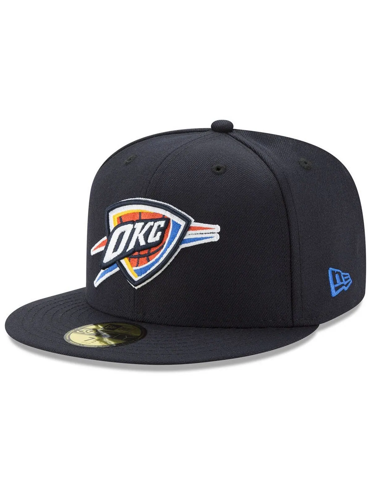 Кепка приталенного кроя Oklahoma City Thunder Basic 59FIFTY 2018 New Era — изображение 1 из 4, черный