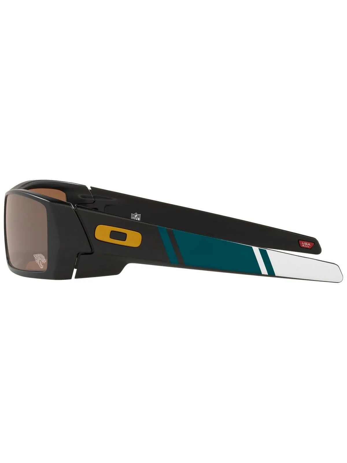 Мужские солнцезащитные очки NFL Collection, Jacksonville Jaguars OO9014 60 GASCAN Oakley — изображение 3 из 4, черный