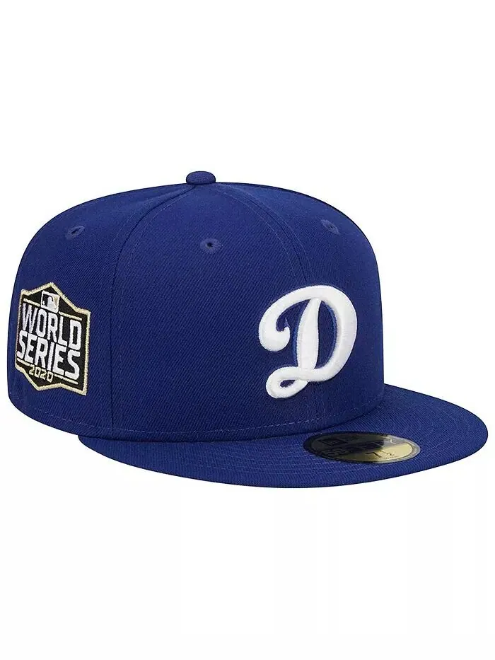 Мужская шляпа с альтернативным логотипом Royal Los Angeles Dodgers World Series 2020, цвет 59FIFTY — изображение 1 из 4
