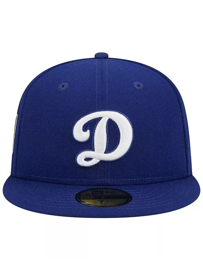 Мужская шляпа с альтернативным логотипом Royal Los Angeles Dodgers World Series 2020, цвет 59FIFTY — изображение 2 из 4