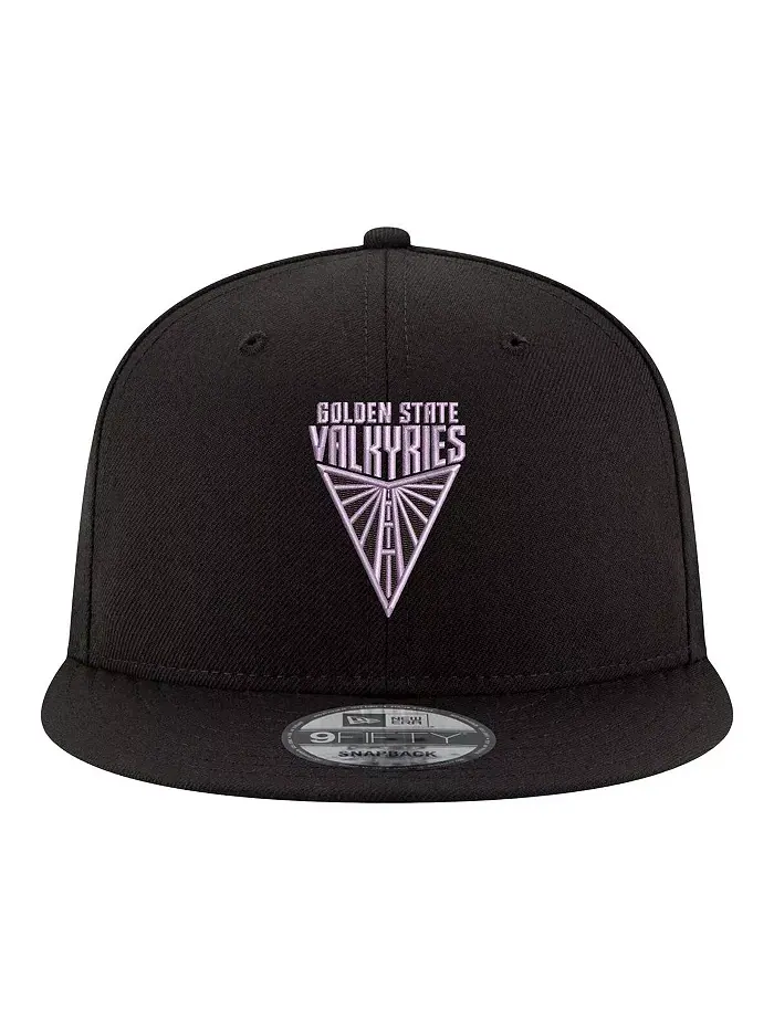 Мужская и женская бейсболка Eclipse Black Golden State Valkyries Logo 9FIFTY New Era — изображение 4 из 4