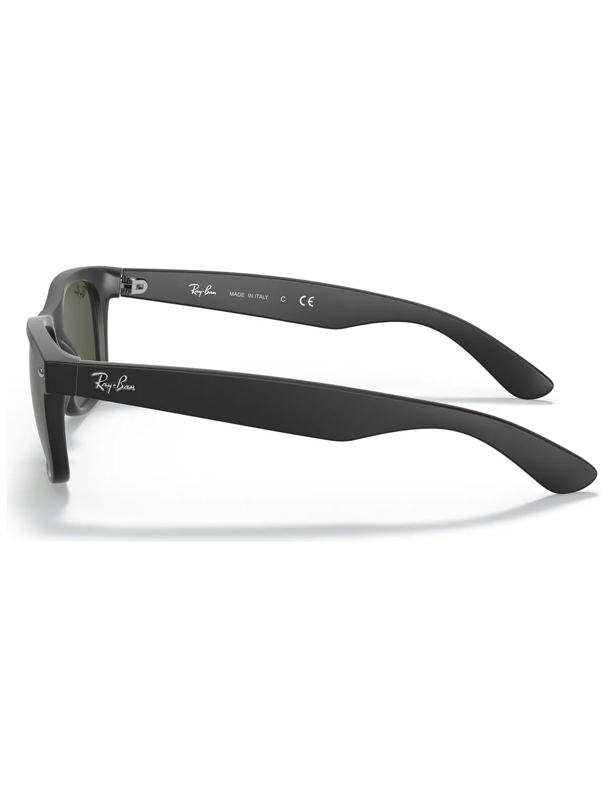 Солнцезащитные очки унисекс с низкой перемычкой, RB2132F NEW WAYFARER MATTE 55 Ray-Ban — изображение 3 из 6, черный